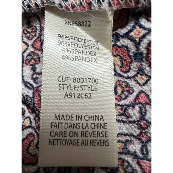 MAX STUDIO WOMENS SIZE MEDIUM FLORAL PRINT SHIFT MINI DRESS PINK WHITE NEW - Picture 10 of 11